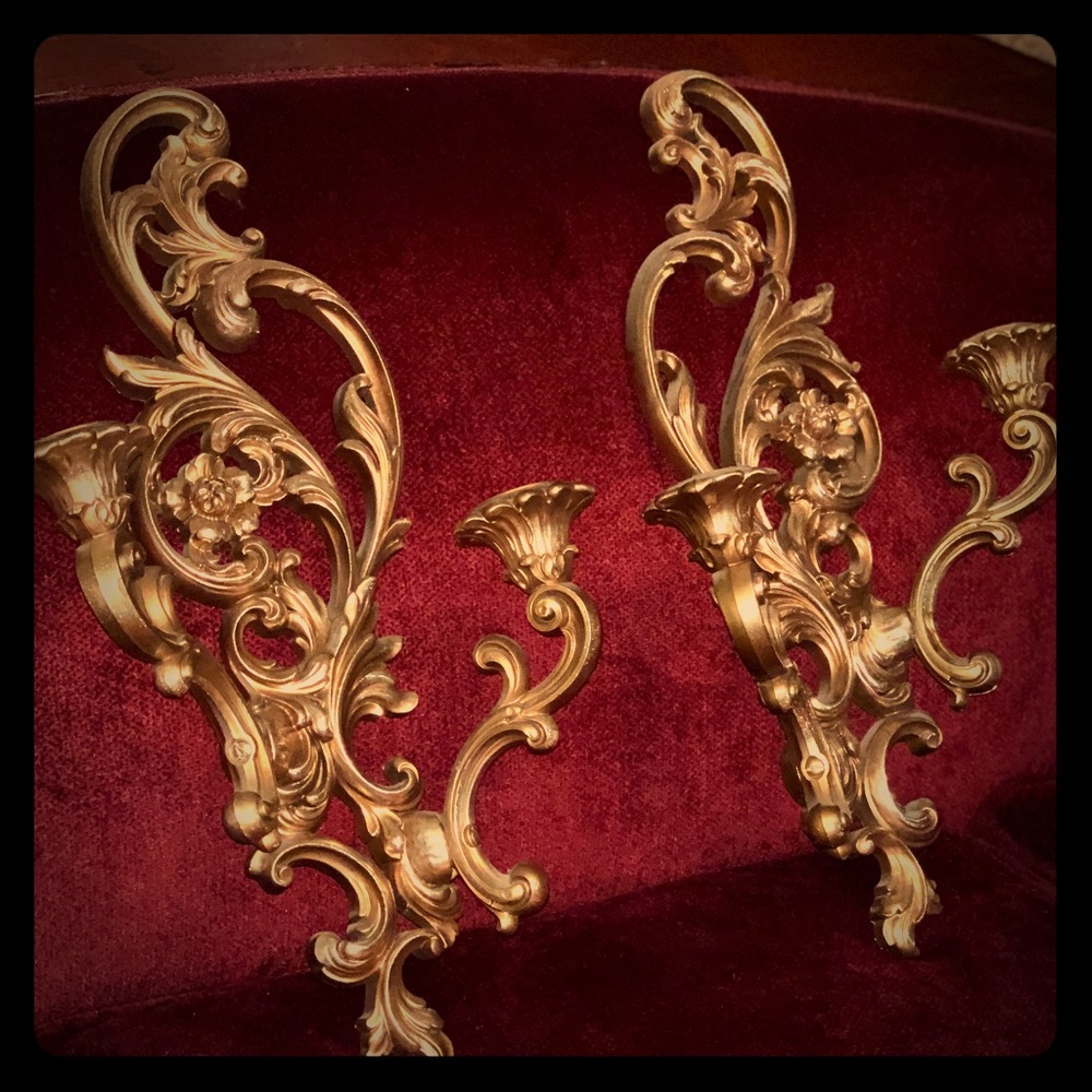 Syraco Wood Vintage Glam Wall Sconces